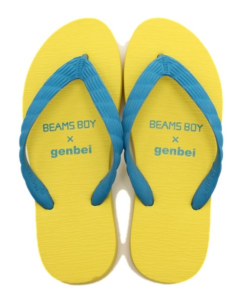 BEAMS BOY（ビームスボーイ）の「○genbei×BEAMS BOY / 2トーン ビーチサンダル（サンダル・レディース・ホワイト/ブラック/ピンク/イエロー/サックスブルー/ネイビー・23/24）」の13枚目の写真