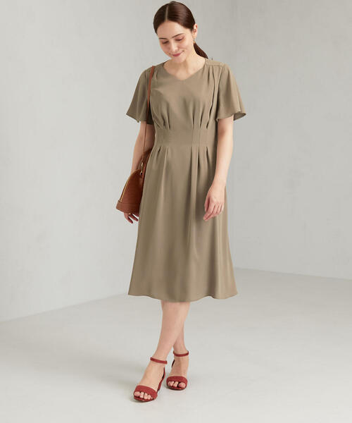 green label relaxing　ツィーディー フレア ワンピース　S green label relaxing（グリーンレーベルリラクシング）の