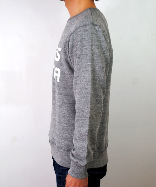 SILAS（サイラス）の「SILAS&MARIA CREW NECK（スウェット・メンズ・アッシュグレー/ネイビー・3/2）」の3枚目の写真