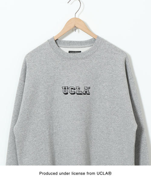 coen（コーエン）の「【女性にもオススメ】UCLA×SUNNY SPORTS×coen　別注UCLAカレッジプリントスウェット(トレーナー)（スウェット・メンズ・マスタード/グレー・LARGE/MEDIUM/X-LARGE/SMALL）」の9枚目の写真