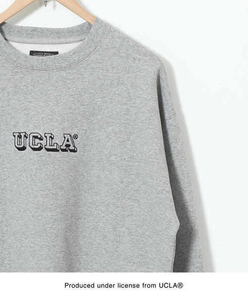 coen（コーエン）の「【女性にもオススメ】UCLA×SUNNY SPORTS×coen　別注UCLAカレッジプリントスウェット(トレーナー)（スウェット・メンズ・マスタード/グレー・LARGE/MEDIUM/X-LARGE/SMALL）」の8枚目の写真