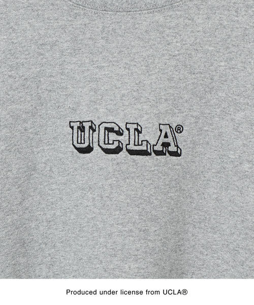 coen（コーエン）の「【女性にもオススメ】UCLA×SUNNY SPORTS×coen　別注UCLAカレッジプリントスウェット(トレーナー)（スウェット・メンズ・マスタード/グレー・LARGE/MEDIUM/X-LARGE/SMALL）」の5枚目の写真