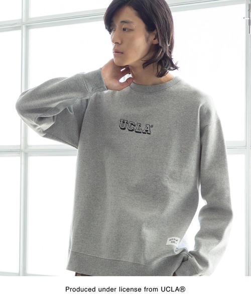 coen（コーエン）の「【女性にもオススメ】UCLA×SUNNY SPORTS×coen　別注UCLAカレッジプリントスウェット(トレーナー)（スウェット・メンズ・マスタード/グレー・LARGE/MEDIUM/X-LARGE/SMALL）」の16枚目の写真