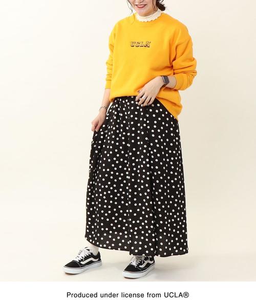 coen（コーエン）の「【女性にもオススメ】UCLA×SUNNY SPORTS×coen　別注UCLAカレッジプリントスウェット(トレーナー)（スウェット・メンズ・マスタード/グレー・LARGE/MEDIUM/X-LARGE/SMALL）」の17枚目の写真