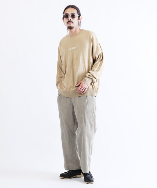 KANGOL(カンゴール)の「KANGOL ( カンゴール ) 刺繍 ニット(ニット/セーター・メンズ・ホワイト/ブラック/ベージュ/ネイビー・MEDIUM/LARGE/X-LARGE)」の13枚目の写真