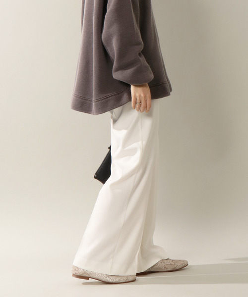 notch.（ノッチ）の「センタープレスパンツ（スラックス・レディース・ライトグレー/オフホワイト/ブルー/ブラック/ピンク/ライトベージュ・L/M/TL/TM）」の10枚目の写真