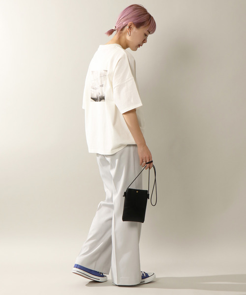 notch.（ノッチ）の「センタープレスパンツ（スラックス・レディース・ライトグレー/オフホワイト/ブルー/ブラック/ピンク/ライトベージュ・L/M/TL/TM）」の22枚目の写真