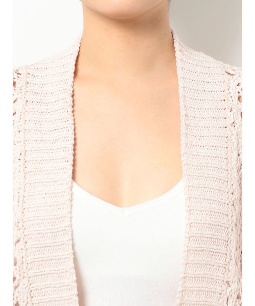 GYDA（ジェイダ）の「テープヤーンニットフリンジガウン（カーディガン/ボレロ・レディース・アイボリー/ベージュ/その他1・FREE）」の20枚目の写真