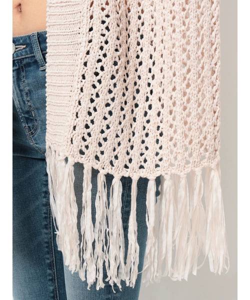 GYDA（ジェイダ）の「テープヤーンニットフリンジガウン（カーディガン/ボレロ・レディース・アイボリー/ベージュ/その他1・FREE）」の18枚目の写真