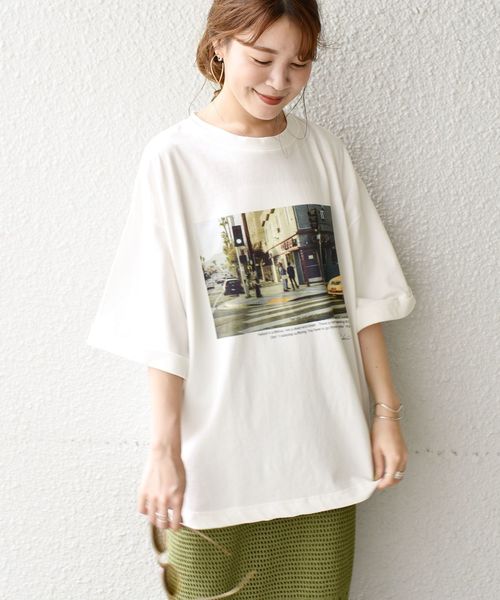 SHIPS - ★新品タグ付き★SHIPS✳︎ 81BRANCAフォトビッグTEE SHIPS（シップス）の「81BRANCAフォトビッグTEE◇（Tシャツ
