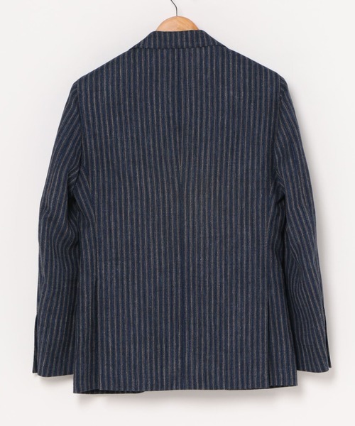LARDINI（ラルディーニ）の「LARDINI / リネン混ストライプジャケット 