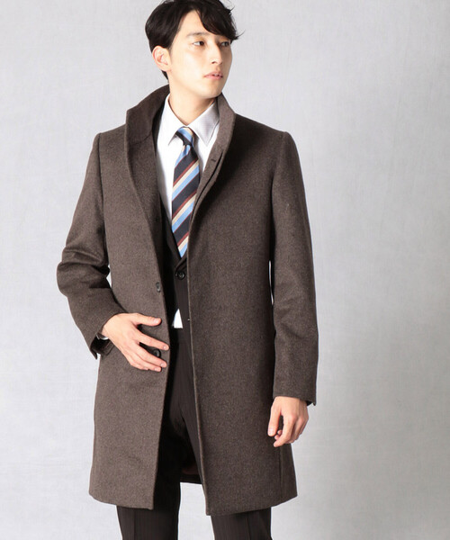 セール】アンゴラビーバー加工 イタリアンカラーコート（その他