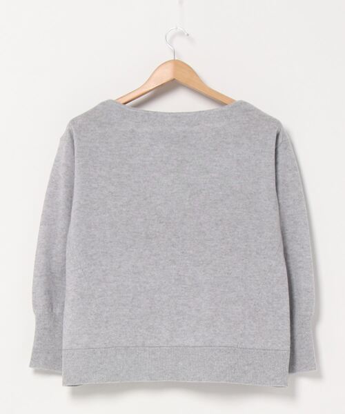 Emma Taylor（エマテイラー）の「カシミヤ100%ふわふわニットプルオーバー（サイドスリットクルーネック）（ニット/セーター・レディース・グレー/ブラック/ブルー・FREE）」の12枚目の写真