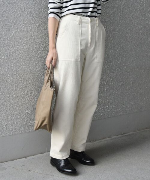 セール】SHIPS any: STANDARD コーデュロイ ベイカー パンツ<WOMEN