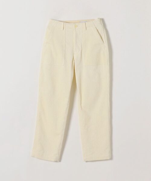 SHISHIKUI コーデュロイベイカーパンツ ユニセックス クリーム CORDUROY BAKER / BEIGE – SHISHIKUI