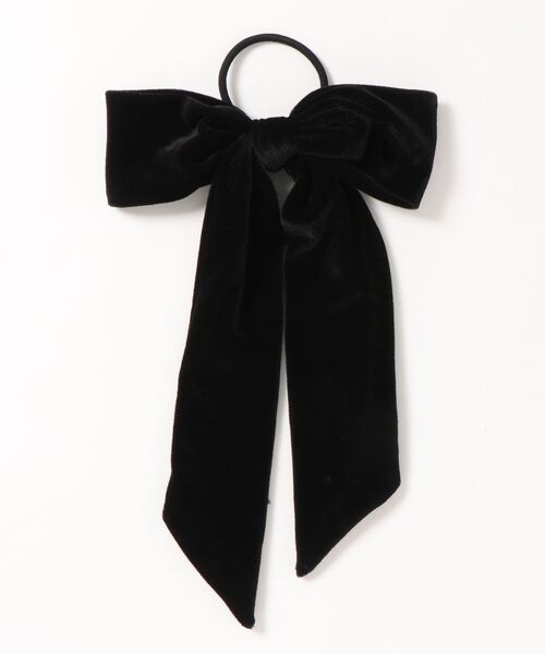 Monocoro toppi（モノコロトッピ）の「上品な光沢感。ベロアリボンボリュームヘアゴム（ヘアゴム・レディース・ブラック/ベージュ/テラコッタ/チャコール/ブラウン・フリー）」の9枚目の写真