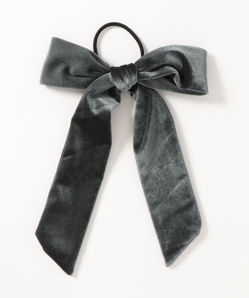 Monocoro toppi（モノコロトッピ）の「上品な光沢感。ベロアリボンボリュームヘアゴム（ヘアゴム・レディース・ブラック/ベージュ/テラコッタ/チャコール/ブラウン・フリー）」の17枚目の写真
