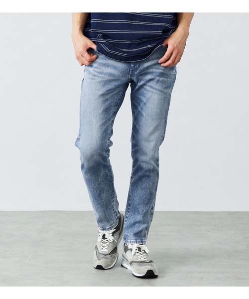EDWIN（エドウィン）の「EDWIN エドウィン ジャージーズ スリムテーパード デニムパンツ ジーンズ ストレッチ 【スタンダードモデル】（デニムパンツ・メンズ・ワンウォッシュ/ライトインディゴブルー/ダークインディゴブルー/ブラック/ブラック系その他/ブルー系その他2/ブルー系その他/ブルー系その他3/ブルー系その他4/ホワイト/ブルー系その他5/ブルー・MEDIUM/LARGE/SMALL/X-SMALL/X-LARGE）」の9枚目の写真