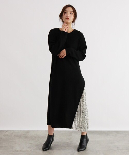 セール ブランド古着 ニットワンピース ワンピース Ozoc オゾック のファッション通販 Zozoused