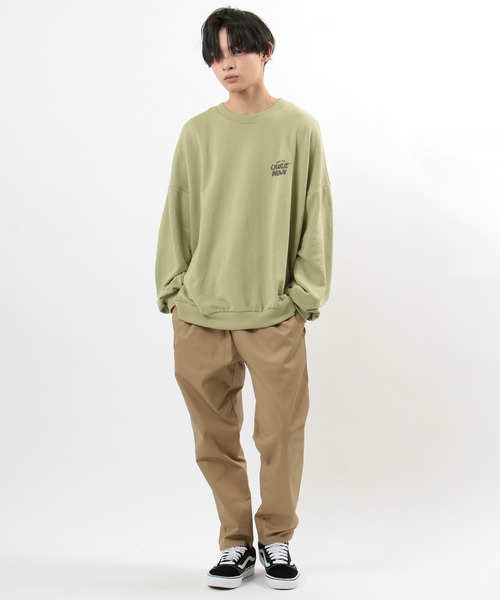 PEANUTS（ピーナッツ）の「【PEANUTS/ピーナッツ】スヌーピー バックプリント スウェット（スウェット・レディース・ネイビー/ミント/クリーム/キャメル・M/L/XL）」の5枚目の写真