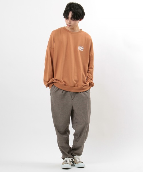 PEANUTS（ピーナッツ）の「【PEANUTS/ピーナッツ】スヌーピー バックプリント スウェット（スウェット・レディース・ネイビー/ミント/クリーム/キャメル・M/L/XL）」の13枚目の写真