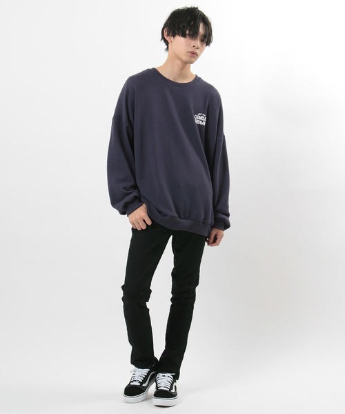 PEANUTS（ピーナッツ）の「【PEANUTS/ピーナッツ】スヌーピー バックプリント スウェット（スウェット・レディース・ネイビー/ミント/クリーム/キャメル・M/L/XL）」の9枚目の写真