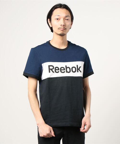 Reebok(リーボック)の「トレーニング エッセンシャルズ リニア ロゴ Tシャツ / Training Essentials Linear Logo Tee(Tシャツ/カットソー・メンズ・ターコイズブルー/ホワイト/ブラック/レッド/ネイビー・XX-LARGE/X-LARGE/MEDIUM/LARGE/SMALL/XXXX-LARGE/XXX-LARGE/X-SMALL)」の14枚目の写真