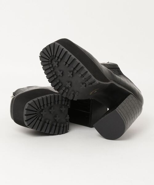 chumchum(チャムチャム)の「スクエアバルキーパンプス(センタージップ)(パンプス・レディース・ブラック/ブラック系その他2/ホワイト・S/M/L/LL)」の5枚目の写真