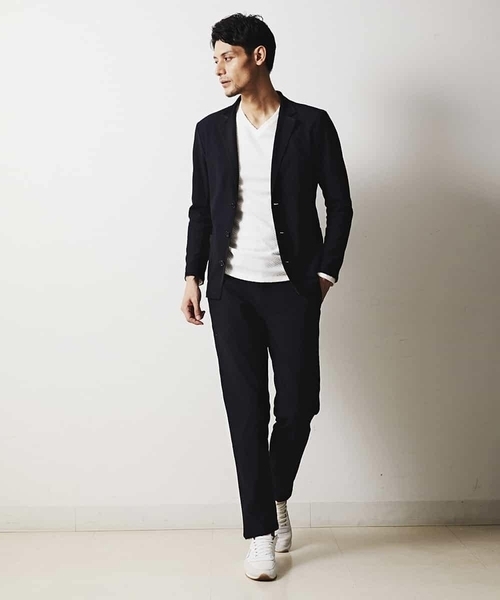 MICHEL KLEIN HOMME   （ミッシェルクランオム）の「パンツ（ミラノラッセル）（その他パンツ・メンズ・ネイビー/ベージュ・48/46/51）」の6枚目の写真