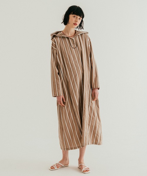 vintage モロッコ　ジュラバ　ロングワンピース vintage モロッコ ジュラバ ロングワンピース