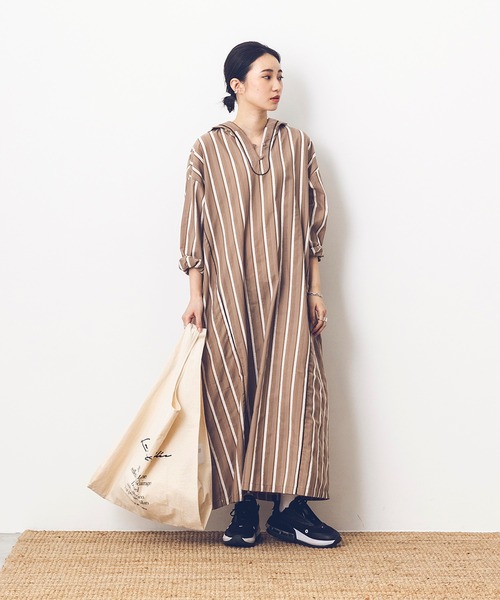 khakito（カーキト）の「モロッコ ジュラバワンピース（ワンピース