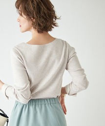 RIVE DROITE | 滑らかな肌触り　総針2WAYニット　（無地）(ニット/セーター)