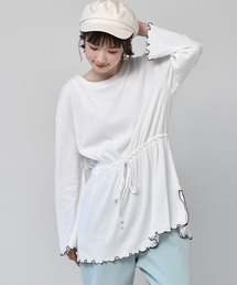 RETRO GIRL | 配色メロウテレコドロストTEE(Tシャツ/カットソー)