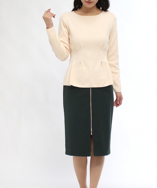 フロントファスナータイトスカート（スカート）｜TRUDEA（トルディア