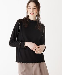 Cutie Blonde | 【S-L】ハイ配色メロウプルオーバー(Tシャツ/カットソー)