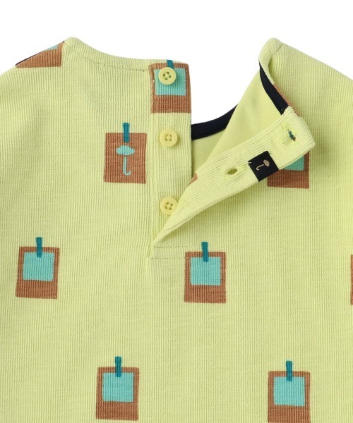 moimoln（モイモルン）の「【セットアップ】ライムカラースウェット上下セット（Tシャツ/カットソー・キッズ・ライム・80ｃｍ/90cm/110cm/100cm/120cm）」の11枚目の写真