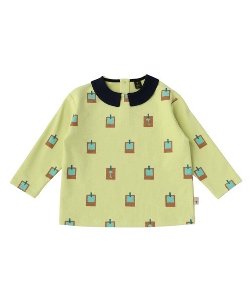 moimoln（モイモルン）の「【セットアップ】ライムカラースウェット上下セット（Tシャツ/カットソー・キッズ・ライム・80ｃｍ/90cm/110cm/100cm/120cm）」の14枚目の写真