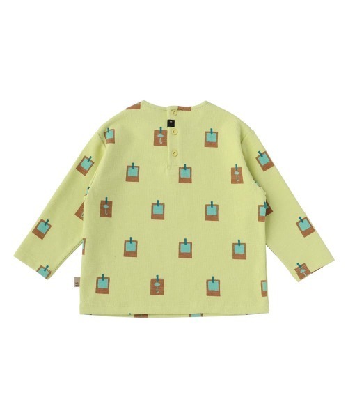 moimoln（モイモルン）の「【セットアップ】ライムカラースウェット上下セット（Tシャツ/カットソー・キッズ・ライム・80ｃｍ/90cm/110cm/100cm/120cm）」の13枚目の写真