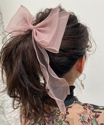 ap retro | オーガンジーヘアリボンゴム【ZOZO限定アイテム】(ヘアゴム)