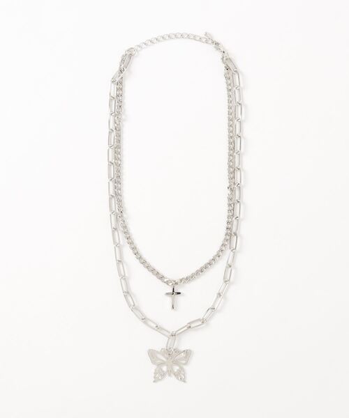 WEGO(ウィゴー)の「WEGO/レイヤーモチーフネックレス(ネックレス・レディース・シルバー/その他2/その他1/その他3/その他4/その他5・FREE)」の9枚目の写真