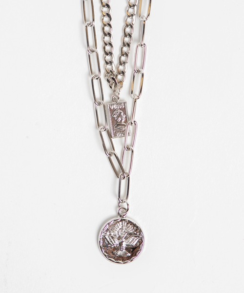 WEGO(ウィゴー)の「WEGO/レイヤーモチーフネックレス(ネックレス・レディース・シルバー/その他2/その他1/その他3/その他4/その他5・FREE)」の11枚目の写真