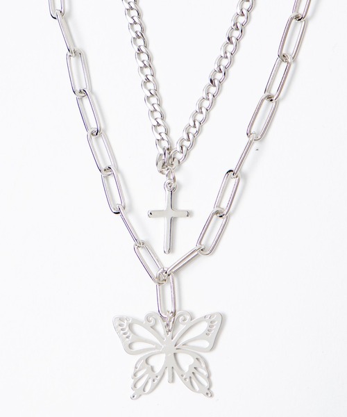 WEGO(ウィゴー)の「WEGO/レイヤーモチーフネックレス(ネックレス・レディース・シルバー/その他2/その他1/その他3/その他4/その他5・FREE)」の12枚目の写真