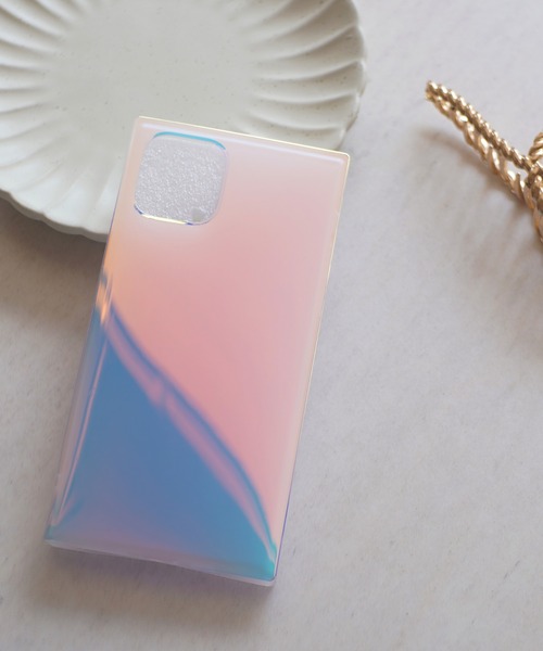 ammy.（エイミードット）の「【 ammy. / エイミードット 】 オーロラ ミラー iPhone ケース / 7, 8 , SE , X , XS , 11 , 11pro , 12mini , 12 , 12pro , 13 , 13pro , 14 , 14pro 対応（スマホケース/カバー・レディース・ブルー/ホワイト/マルチ・C/F/D/A/E/B/H/G/J/I）」の18枚目の写真