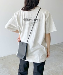 MERPEOPLEロゴプリントTシャツ