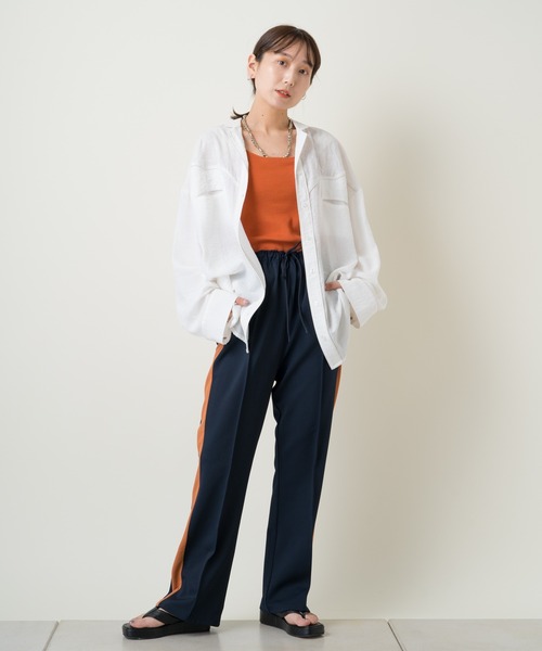 Kastane(カスタネ)の「カップ付きブラキャミ(キャミソール・レディース・ブラック/オレンジ/アイボリー/グリーン系その他/モカ/ダークグリーン・FREE)」の8枚目の写真