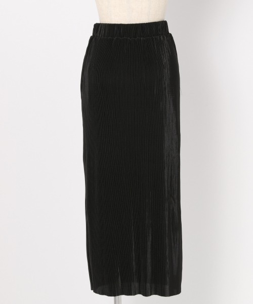 LOWRYS FARM(ローリーズファーム)の「シャイニープリーツタイトスカート(スカート・レディース・ブラック/グリーン/アイボリー・マルチサイズ)」の8枚目の写真