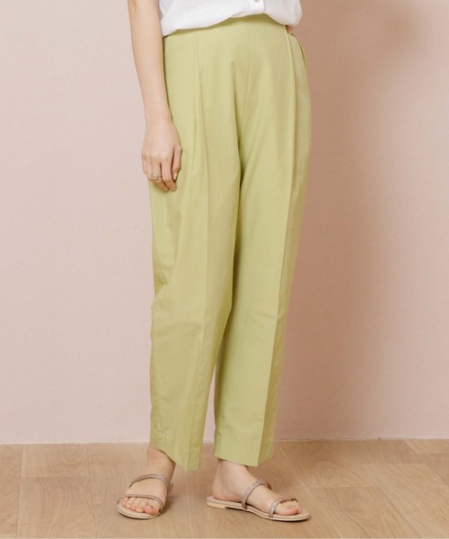 flower（フラワー）の「ワイドテーパードパンツ（その他パンツ・レディース・アイボリー/グリーン・FREE）」の14枚目の写真