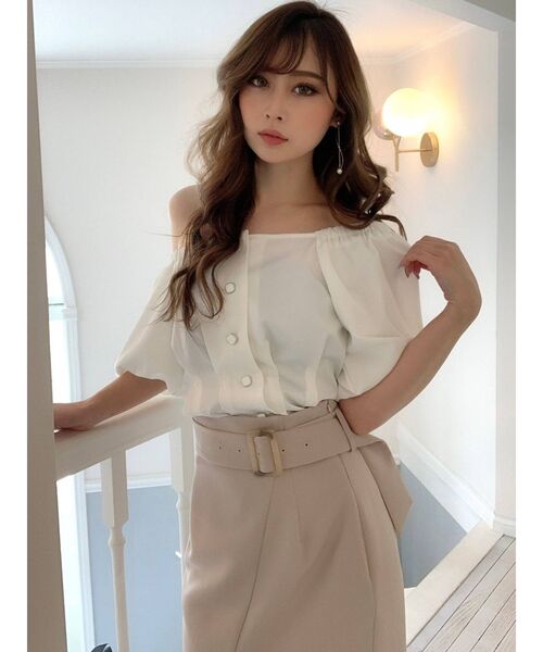 RESEXXY（リゼクシー）の「チュールドッキングスカート（スカート・レディース・ベージュ/カーキ/ブラック・FREE）」の20枚目の写真