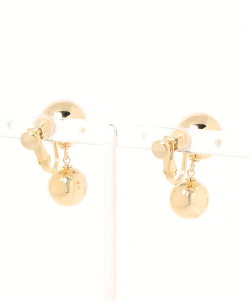 rapiecage（ラピエサージュ）の「Wメタルボールイヤリング（イヤリング・レディース・シルバー/ゴールド・FREE）」の3枚目の写真
