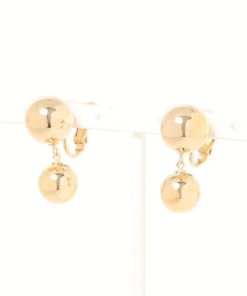 rapiecage（ラピエサージュ）の「Wメタルボールイヤリング（イヤリング・レディース・シルバー/ゴールド・FREE）」の4枚目の写真